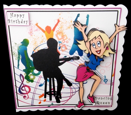 Dancing Queen - Decoupage by Diane  Hitchcox