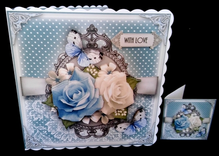 Polka Dots and Lace Flowers Bumper Kit by Diane  Hitchcox