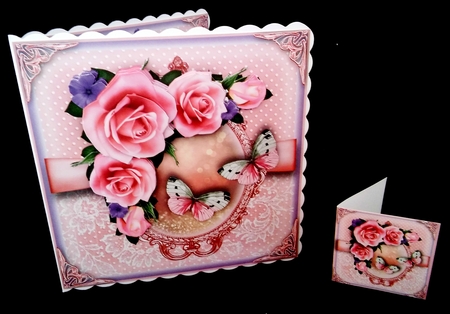 Polka Dots and Lace Flowers Bumper Kit by Diane  Hitchcox