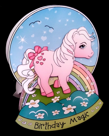 3D Shaped Rocking Card Mini Kit  -   Cute Little Pony Marshmallow by Diane  Hitchcox