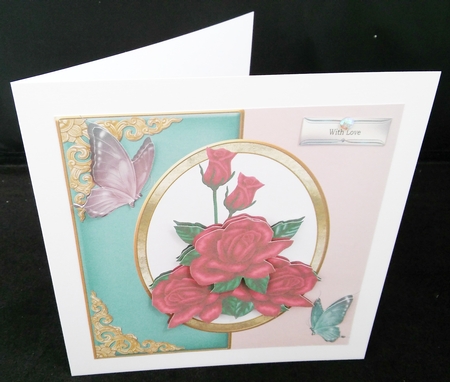 Splendid Wild Roses by Diane  Hitchcox