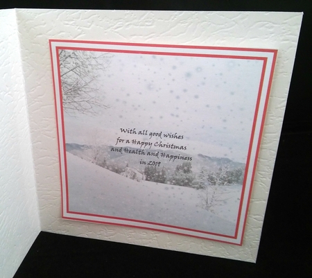 Christmas Deer with Snow x 4 Images by Diane  Hitchcox