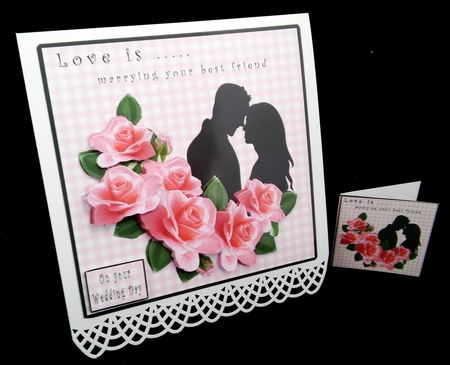 Love is...Marrying Your Best Friend - Decoupage by Diane  Hitchcox