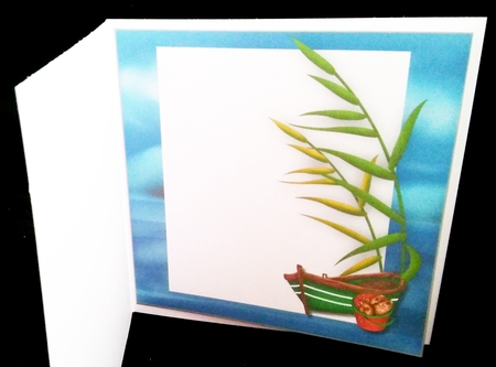 Male card Topper Gone Fishing INSERT by Diane  Hitchcox