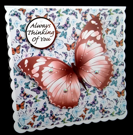 Beautiful Butterflies Backgrounds A5  by Diane  Hitchcox