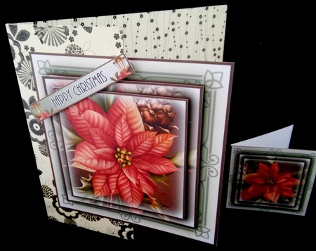 Christmas Poinsettia Mini Kit by Diane  Hitchcox