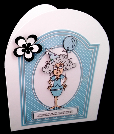 Stella Birthday Topper - Listen Honey, We Are Not Over The Hill by Diane  Hitchcox