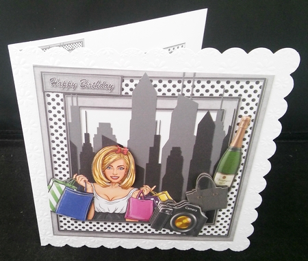 The Happy Shopper 8x8 Mini Kit by Diane  Hitchcox