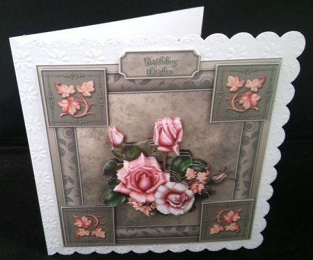 Roses 4 Page 8x8 Mini KIt by Diane  Hitchcox