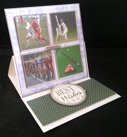 Male Sports Birthday 1 by Diane  Hitchcox