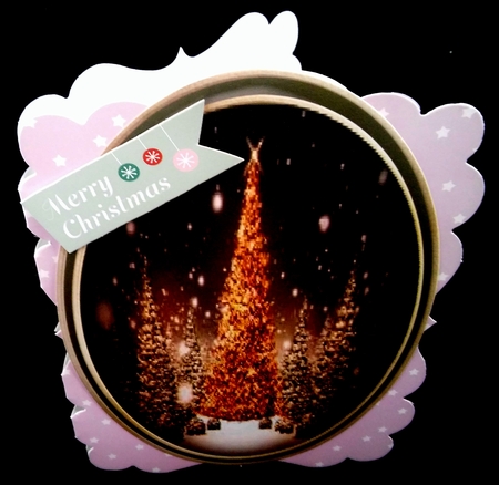 Oval Christmas Toppers 4 by Diane  Hitchcox