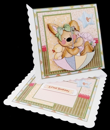 Teddy bear shower by Diane  Hitchcox