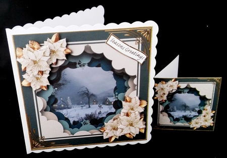 Christmas Church in the Snow - Mini Kit 1 by Diane  Hitchcox