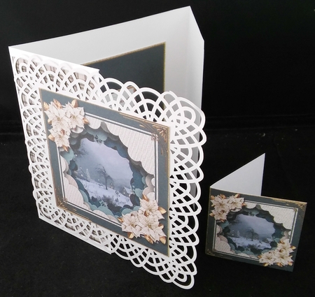 Christmas Church in the Snow - Mini Kit 1 by Diane  Hitchcox