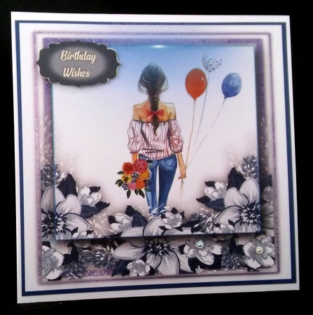 Beautiful Balloon Girl by Diane  Hitchcox