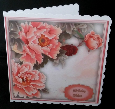 Beautiful Pink Peonys by Diane  Hitchcox