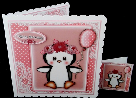 Penguin Birthday Mini Kit by Diane  Hitchcox