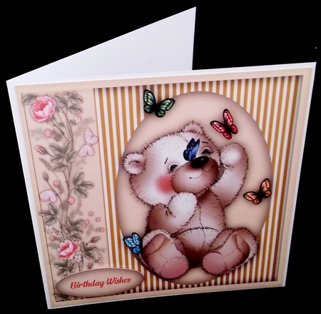Little Bears Butterfly Delight by Diane  Hitchcox