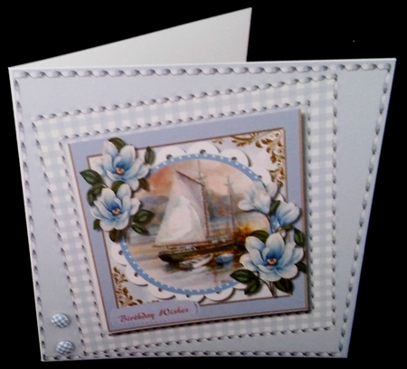 Beautiful Magnolias and Scene  by Diane  Hitchcox