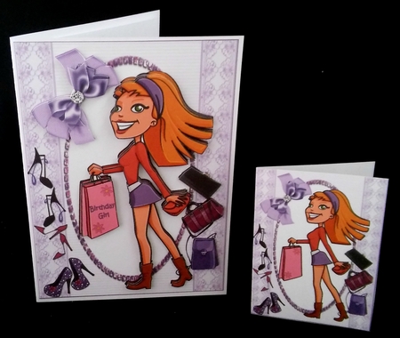 Shop till you drop birthday mini kit by Diane  Hitchcox
