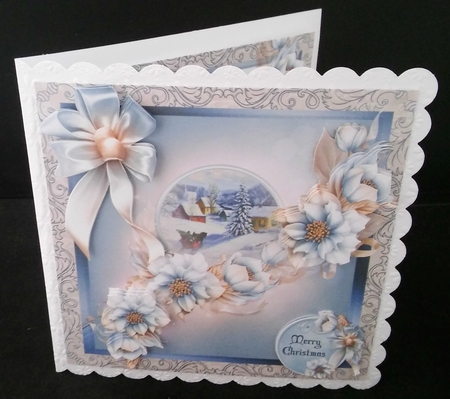 Blue Christmas 4 by Diane  Hitchcox