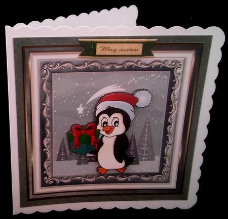 Penguins present by Diane  Hitchcox