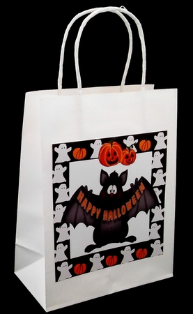 Halloween Bat in Ghost frame 8x8 by Diane  Hitchcox