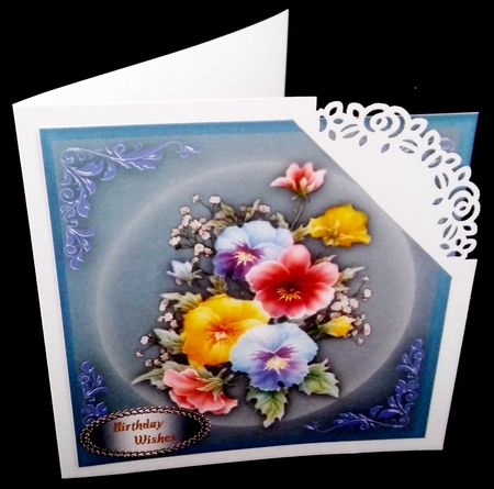 Beautiful Pansys  by Diane  Hitchcox