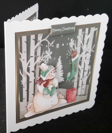 Snowman love by Diane  Hitchcox