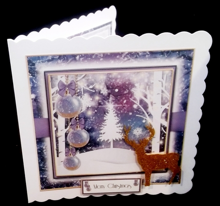 Christmas Silhouette Mini Kit + 5x5 inch Quick Card Sheet 2 by Diane  Hitchcox