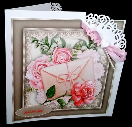 Love Letters and Pink Roses by Diane  Hitchcox