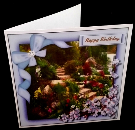 Tranquil Garden 3 by Diane  Hitchcox
