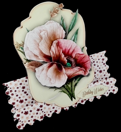 Beautiful Cream  Poppy Topper by Diane  Hitchcox