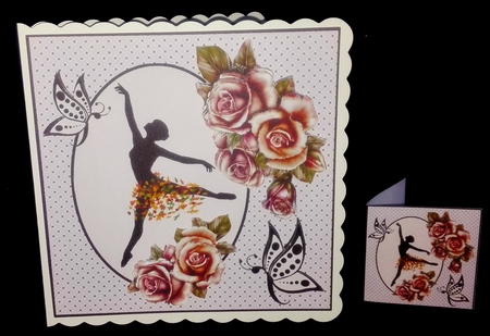 Ballet Silhouette - Decoupage by Diane  Hitchcox
