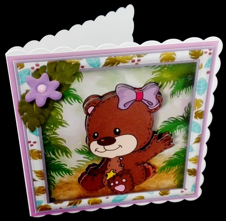 Little Patchwork Bear by Diane  Hitchcox