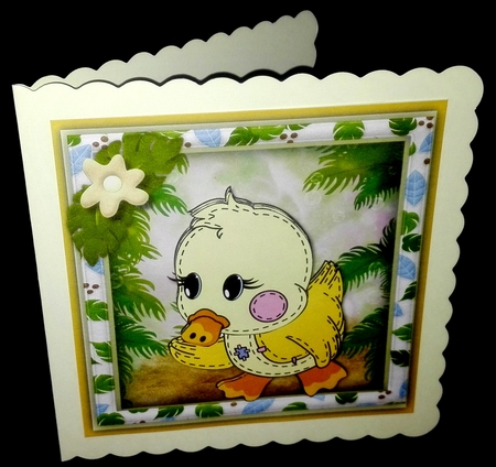 Little Patchwork Duck by Diane  Hitchcox