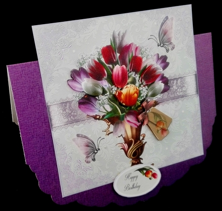 Tulip Bouquet by Diane  Hitchcox