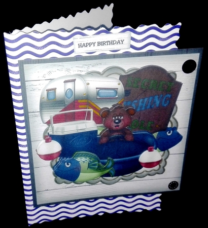Gone Fishing Mini Kit by Diane  Hitchcox