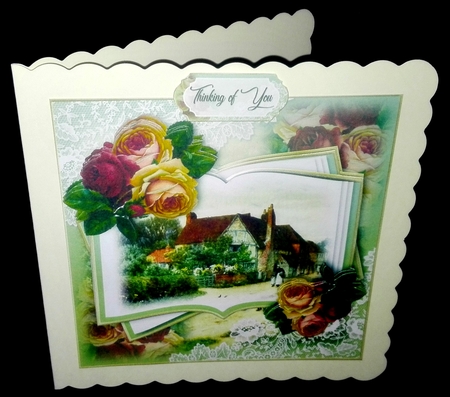 Vintage Country Farmhouse 1 by Diane  Hitchcox