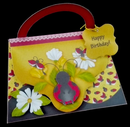 Trendy Lady Bug Handbag Mini Kit-2 by Diane  Hitchcox