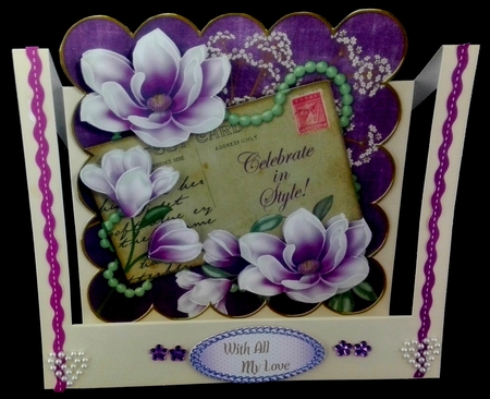 Purple Magnolia Celebrate in Style 6in Decoupage Step by Step by Diane  Hitchcox