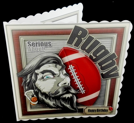 Serious About Rugby 8x8 Mini Kit by Diane  Hitchcox