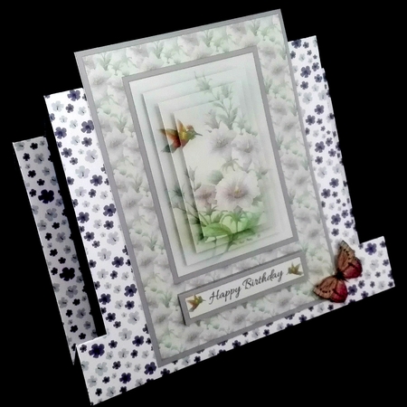 Lovely Rob Pohl Watercolor Flowers Pyramid Topper (Purple) by Diane  Hitchcox