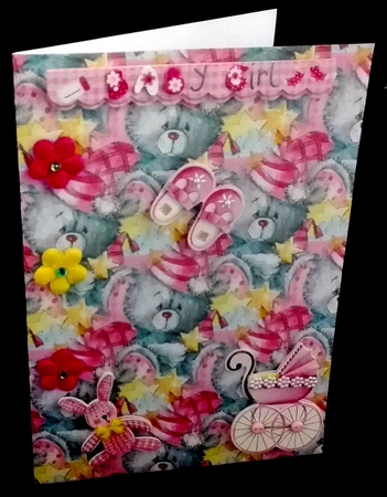 A4 Teddy Background by Diane  Hitchcox
