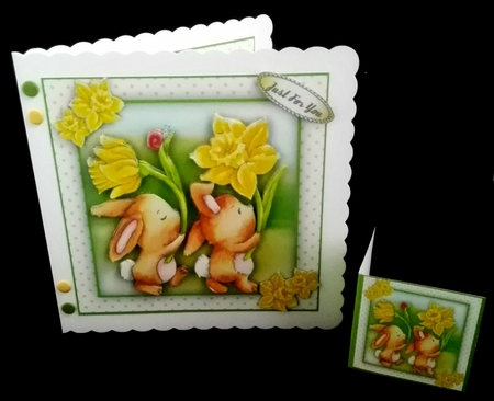 8x8 Mini Kit, Bunny parade  by Diane  Hitchcox