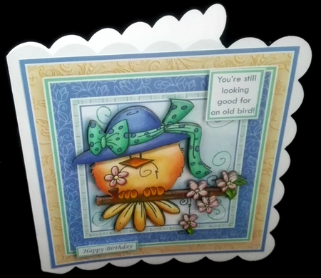 A LITTLE BIRD TOLD ME 7.5 Decoupage & Insert Mini Kit by Diane  Hitchcox