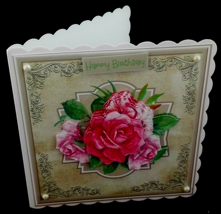 Pink rose by Diane  Hitchcox