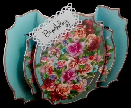 3D DECOUPAGE POP OUT CARD KIT - ROSE GOLD by Diane  Hitchcox