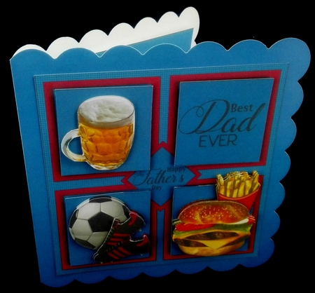 8x8 best dad ever mini kit by Diane  Hitchcox