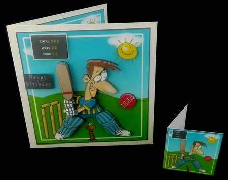 Keep Batting - Decoupage by Diane  Hitchcox